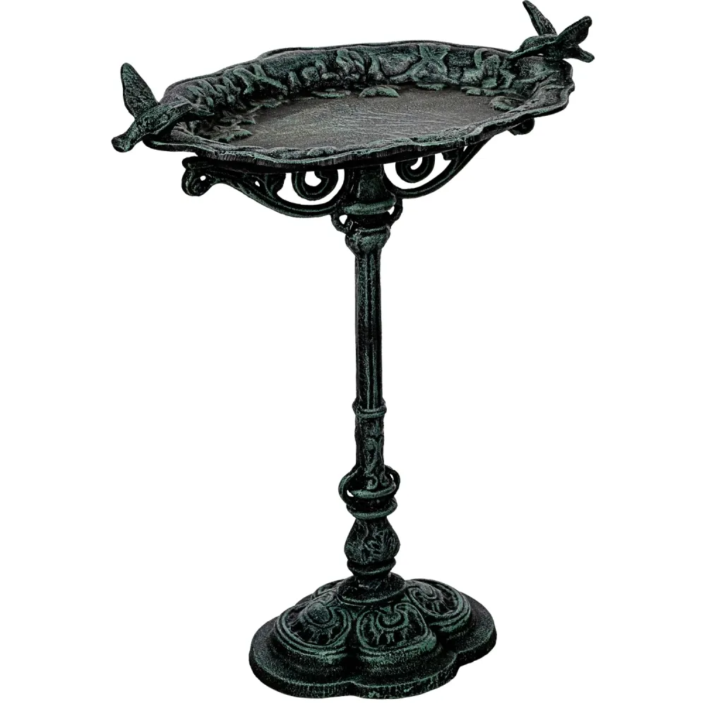Statuie hranitor, pentru pasari, 45 x 29 x 55, 5 cm, verde antic