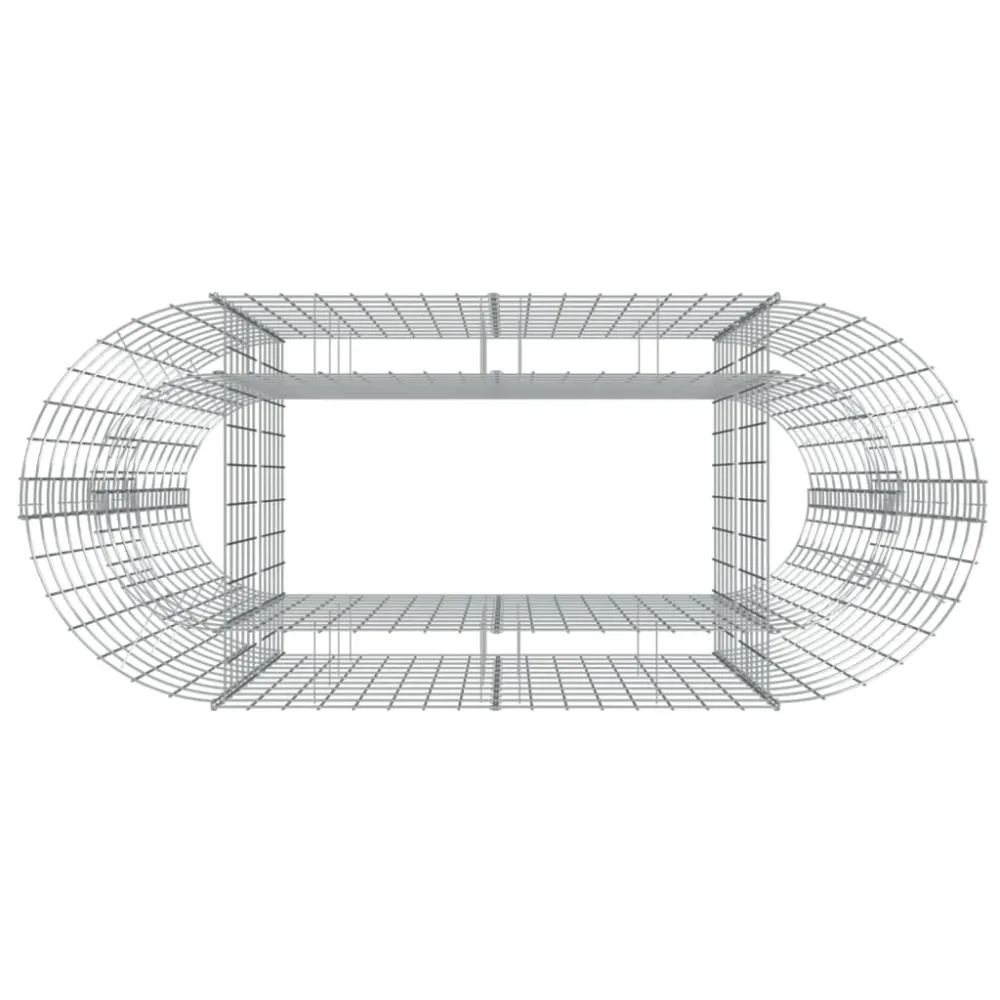 Strat înălțat gabion, 120x50x100 cm, fier galvanizat