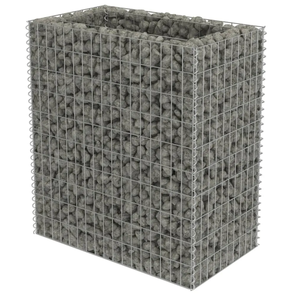 Strat înălțat gabion, 90x50x100 cm, oțel galvanizat