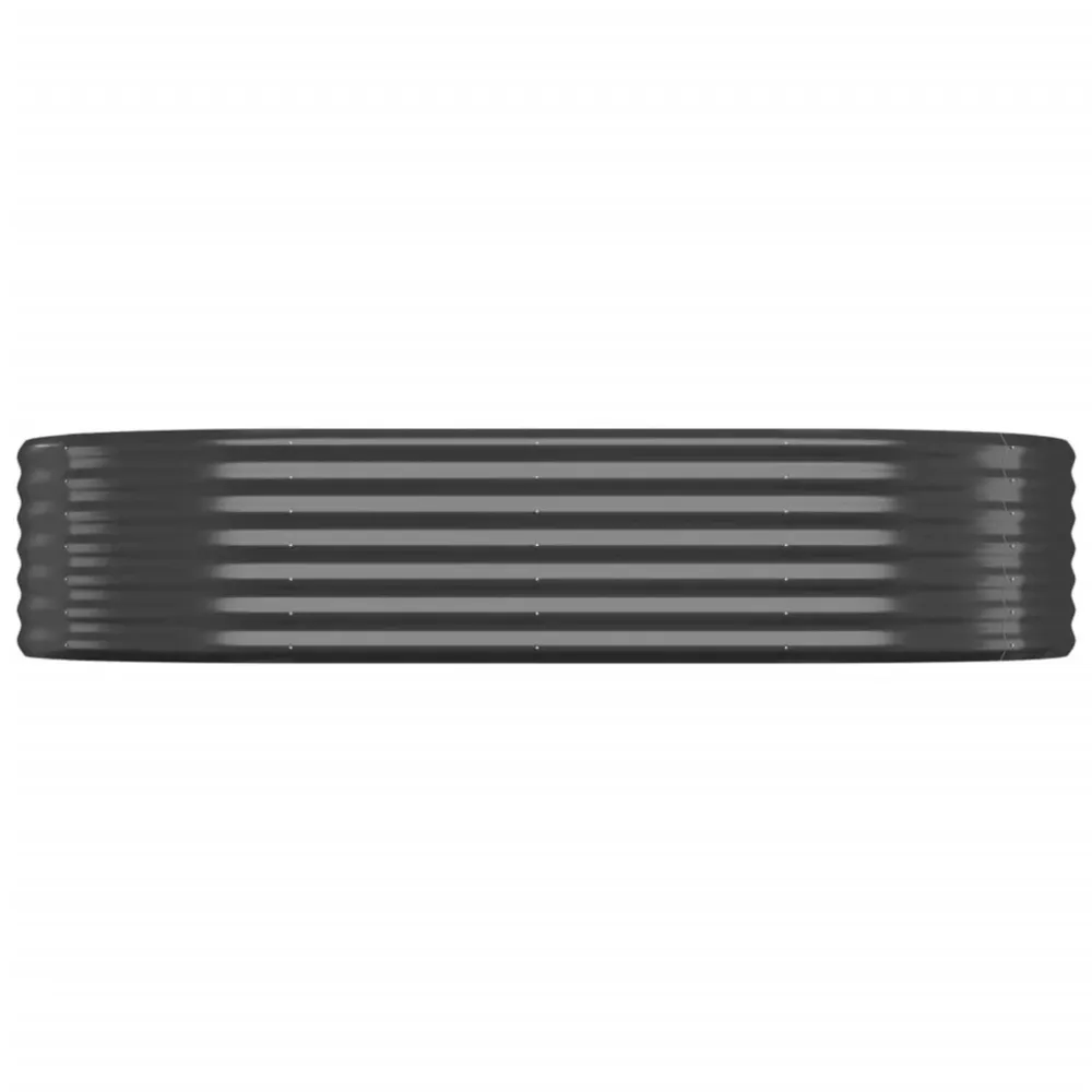 Strat înălțat grădină 175x100x36 cm oțel vopsit electrostatic