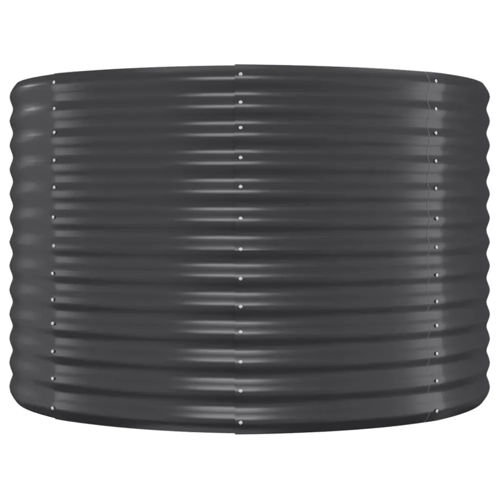 Strat înălțat grădină 175x100x68 cm oțel vopsit electrostatic