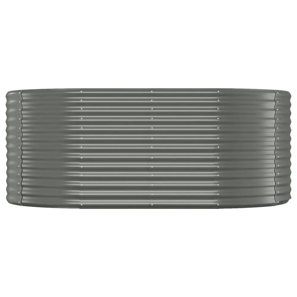 Strat înălțat grădină 175x100x68 cm oțel vopsit electrostatic
