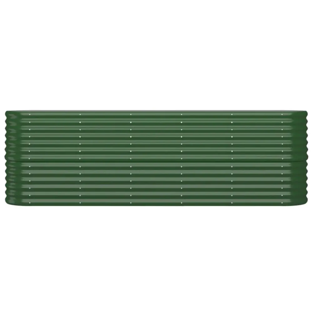 Strat înălțat grădină 224x40x68 cm oțel vopsit electrostatic