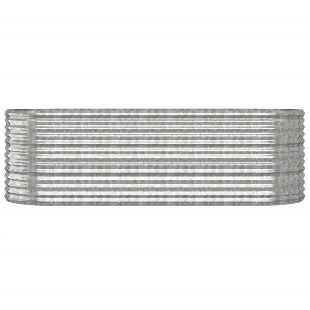 Strat înălțat grădină 224x80x68 cm oțel vopsit electrostatic