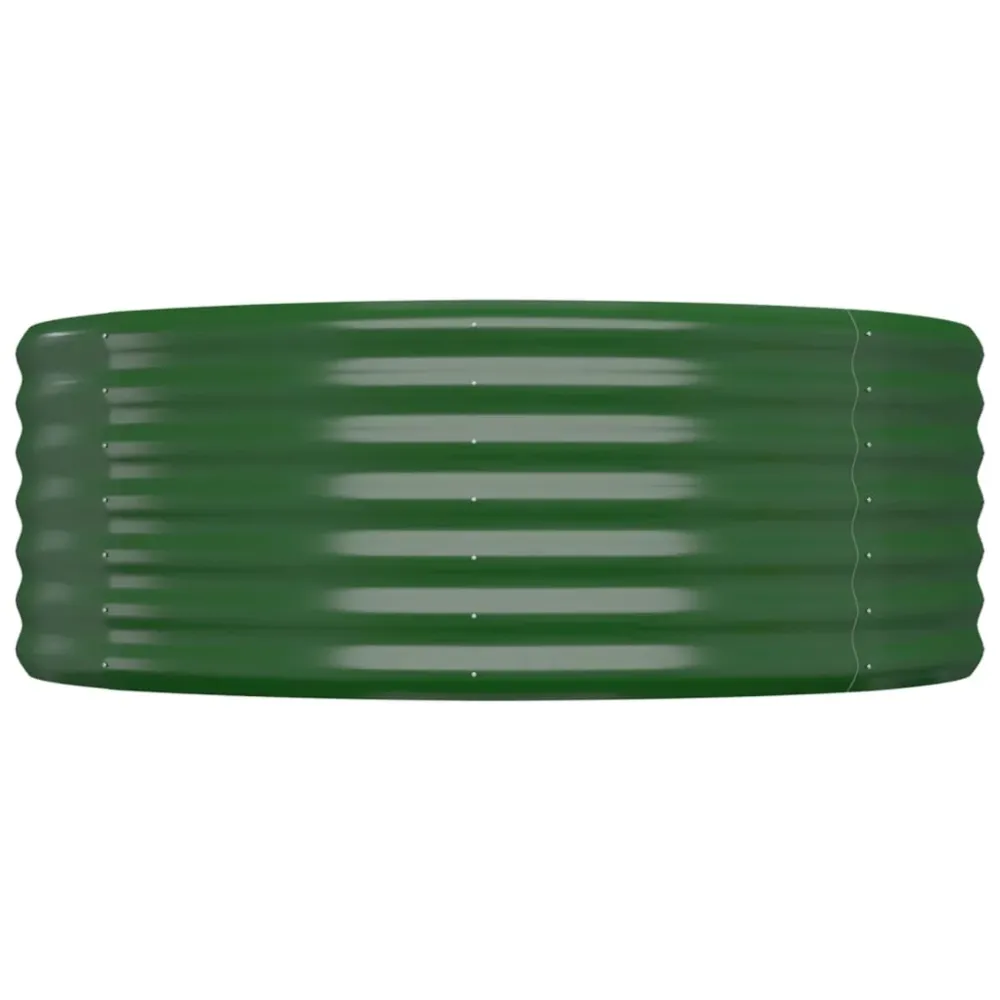 Strat înălțat grădină 249x100x36 cm oțel vopsit electrostatic