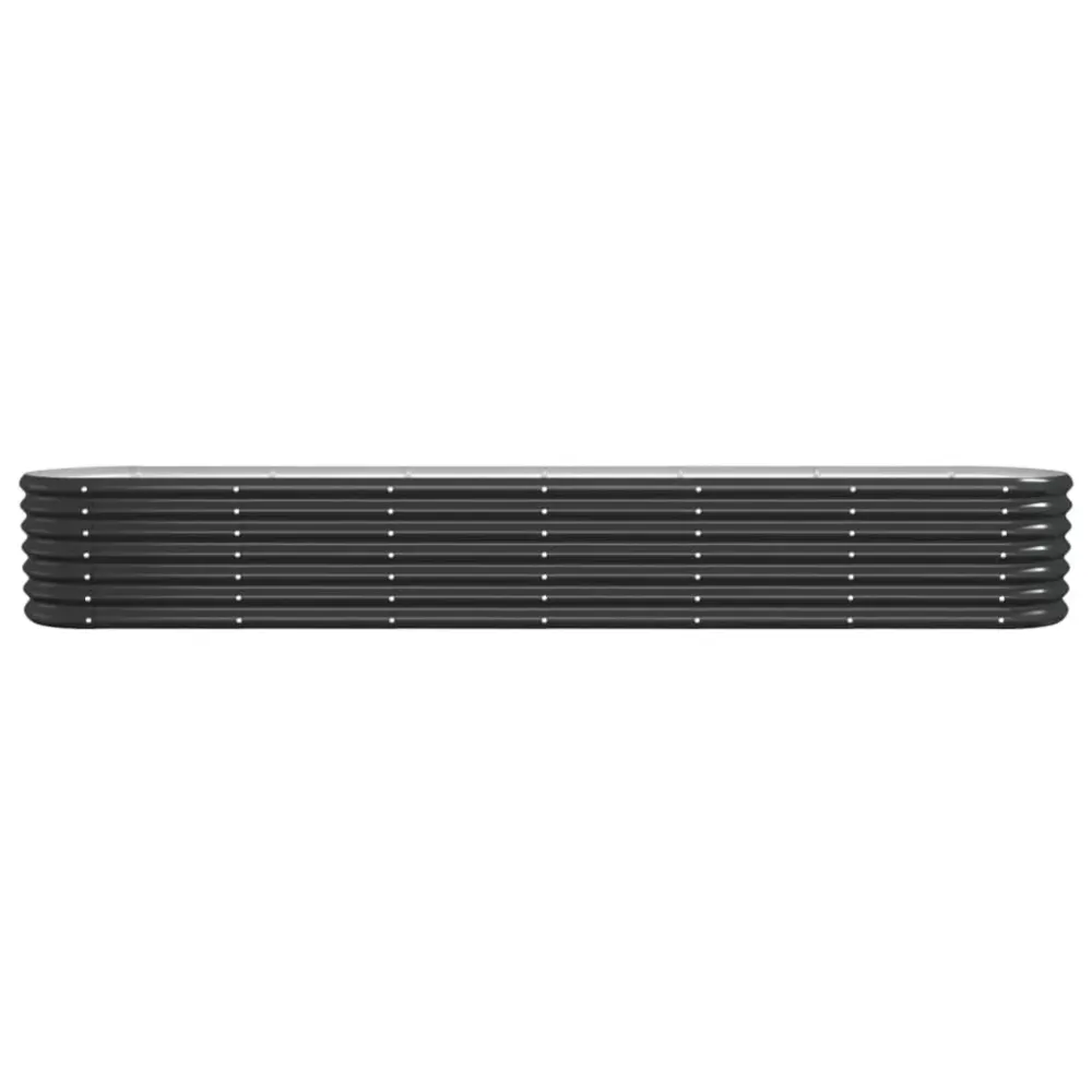 Strat înălțat grădină 260x40x36 cm oțel vopsit electrostatic