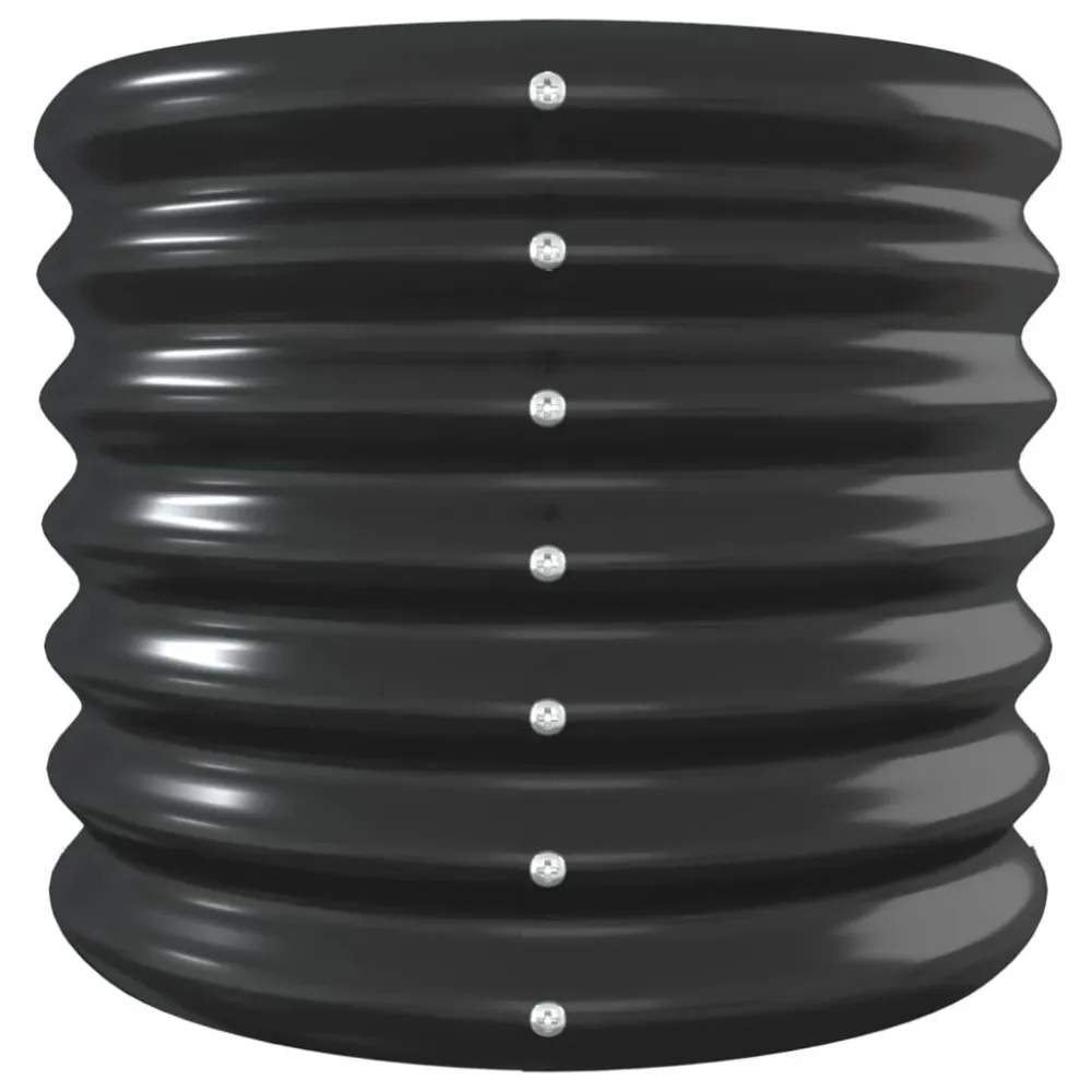 Strat înălțat grădină 260x40x36 cm oțel vopsit electrostatic