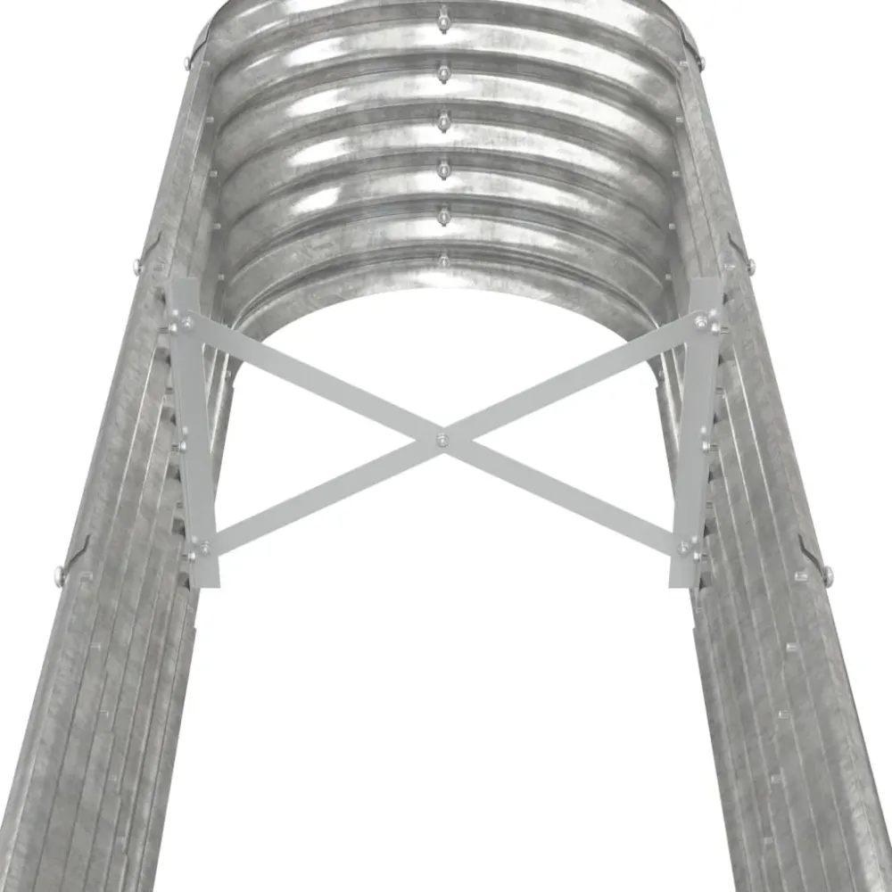 Strat înălțat grădină 260x40x36 cm oțel vopsit electrostatic