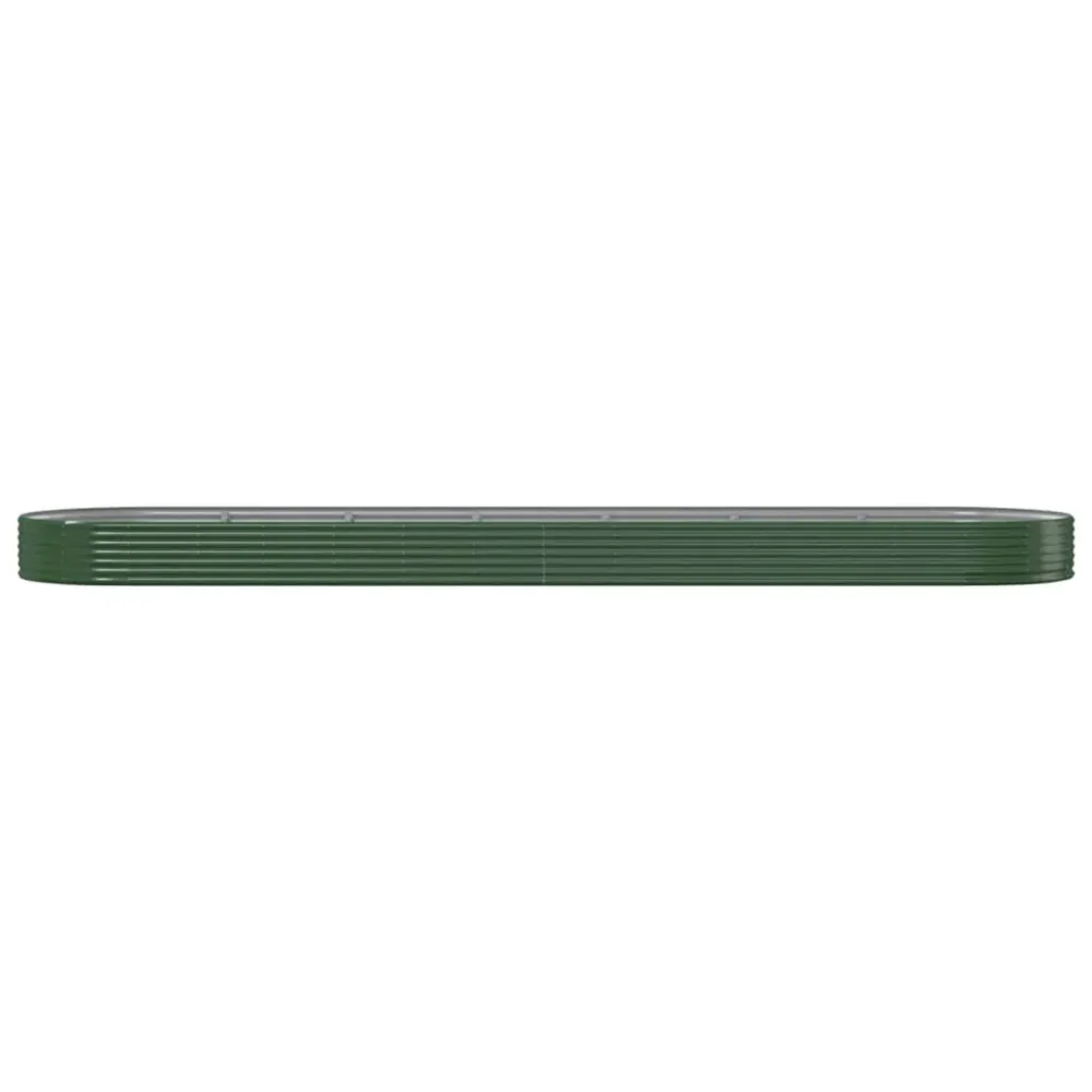 Strat înălțat grădină 600x140x36 cm oțel vopsit electrostatic