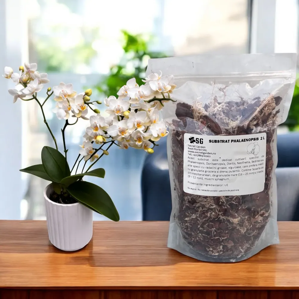Substrat profesional orhidee Phalaenopsis - SECRET GARDEN MIX