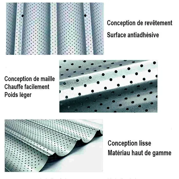 Tavă perforată pentru baghete AC73F