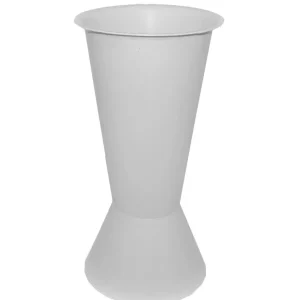 Vaza de plastic cu picior evazat