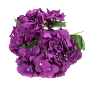 Flori Artificiale Buchet Hortensie 5 Flori Mov