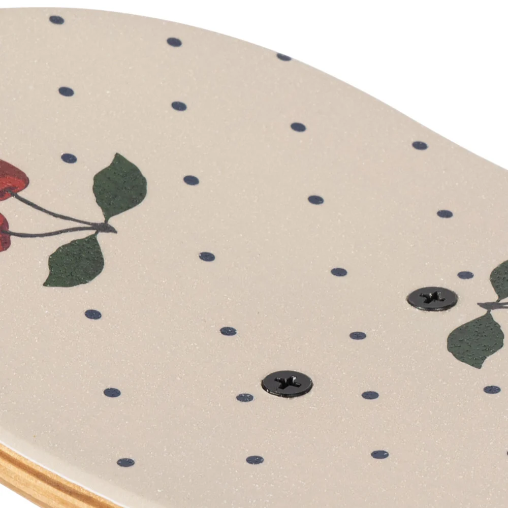 Konges Slojd skateboard pentru copii cu roți strălucitoare Navy Dots