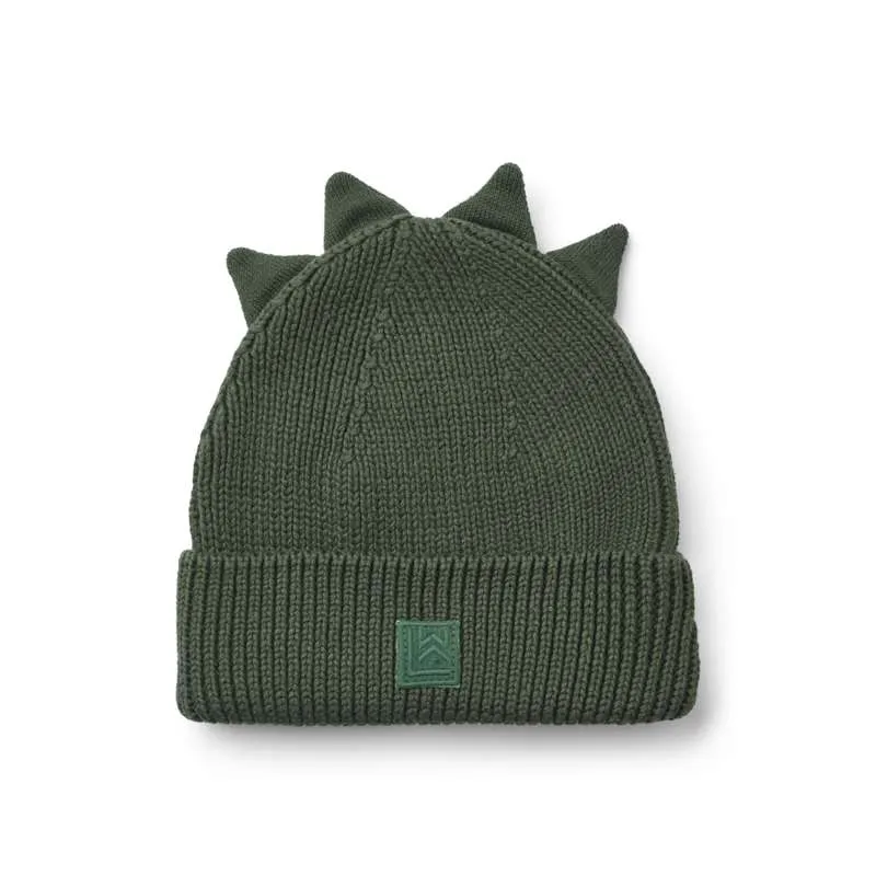 Liewood Gina Dino Beanie - Hunter Green