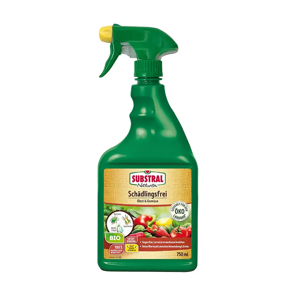 Insecticid Spray bio Substral Naturen impotriva daunatorilor pentru pomi fructiferi legume si plante ornamentale 750 ml