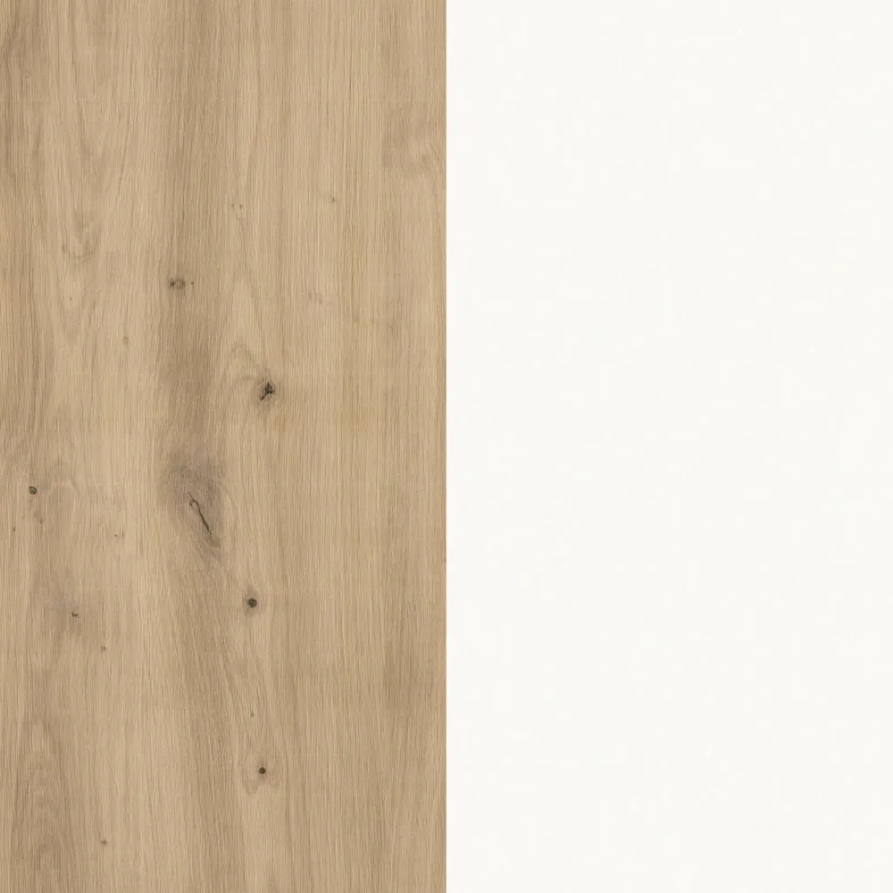 Insula Bucatarie Vigra, Stejar Artisan/Alb, 122 x 76 x 90 cm