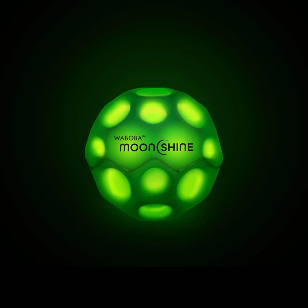 Minge hiper saritoare, straluceste ca luna - Waboba Moonshine Moon ball