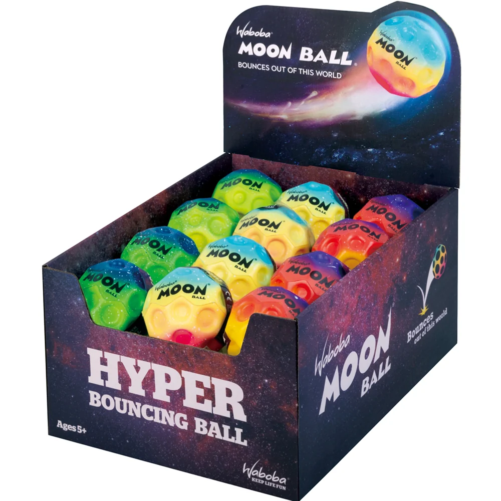Minge hiper saritoare - Waboba Gradient Moon Ball, multicolorata