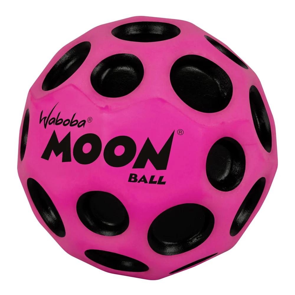 Minge hiper saritoare - Waboba Moon Ball, unicolor cu pete negre