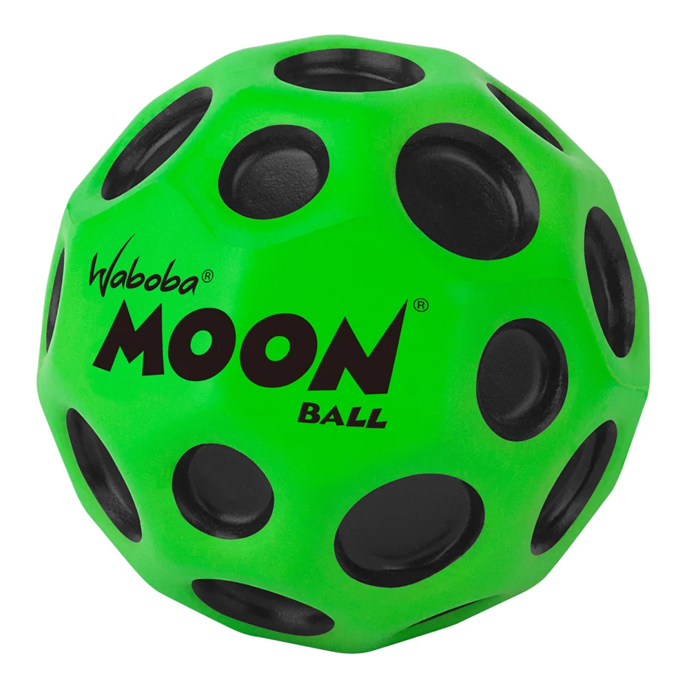 Minge hiper saritoare - Waboba Moon Ball, unicolor cu pete negre