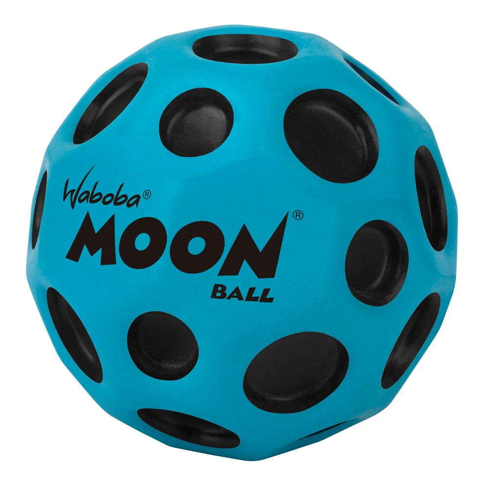 Minge hiper saritoare - Waboba Moon Ball, unicolor cu pete negre