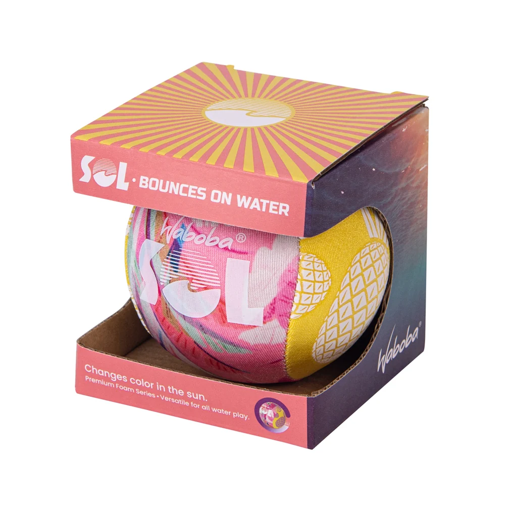 Minge saritoare pe apa - Waboba Sol ball, schimbatoare de culori