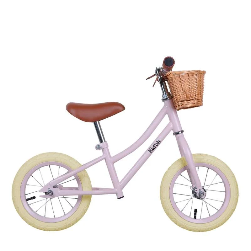 Aero Kid'oh Bicicletă de livrare cu coș - Roz pal
