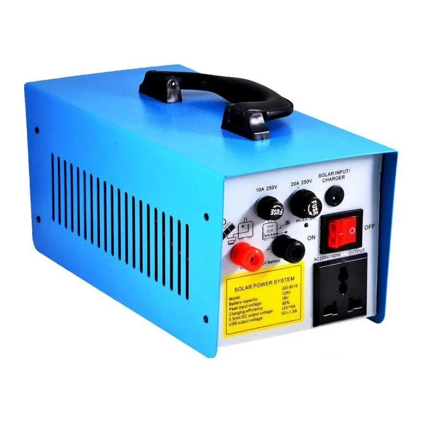 Kit Solar 12V12A cu Panou Solar 18V 20W Camping