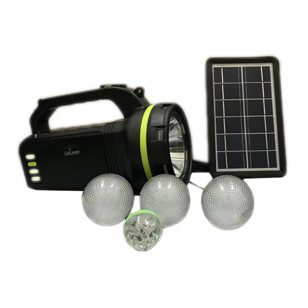 Kit solar Camping, 10W 4 becuri si lanterna