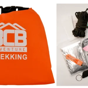 BCB Trekking Essentials Kit – set de supravietuire usor cu dry bag impermeabil