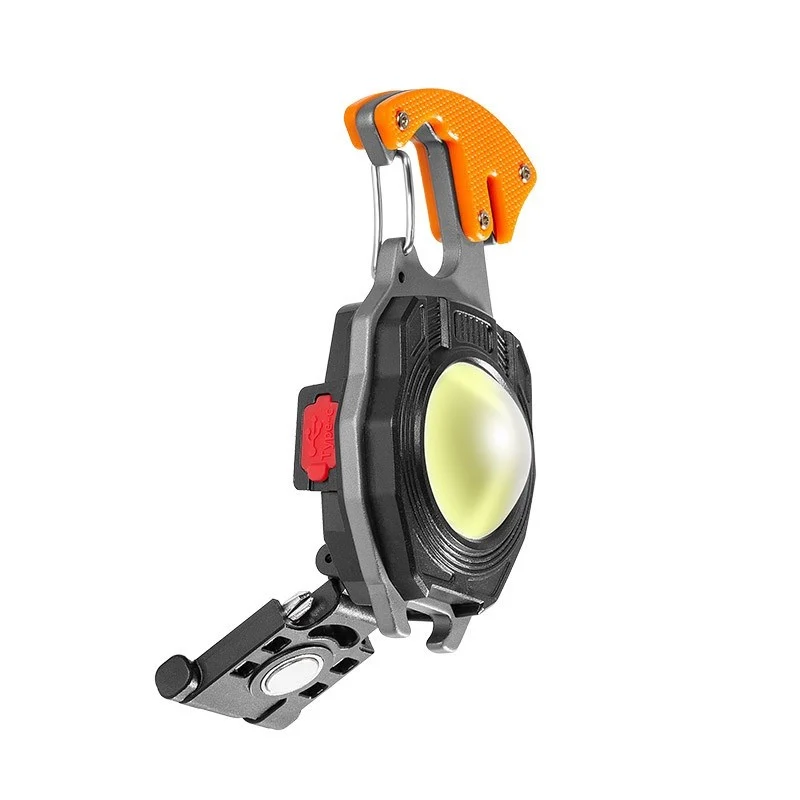 Breloc Multifunctional, Vivimall, Model W5147, Kit Supravietuire, Lanterna, Bricheta, Fluier, din ABS/Aluminiu, Alimentare...