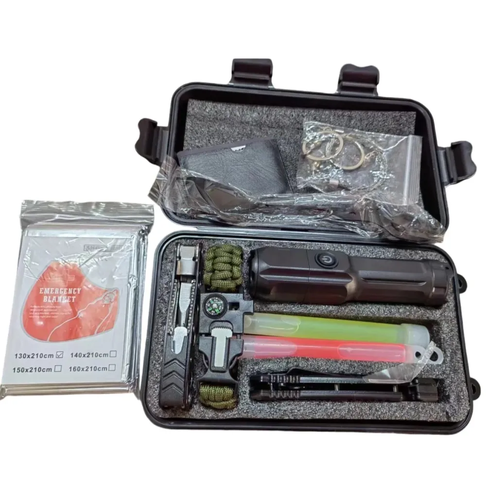 Kit supravietuire multifunctional, Vivimall, Instrumente profesionale, Tip Valiza, pentru Camping, Drumetii, Aventuri aer...