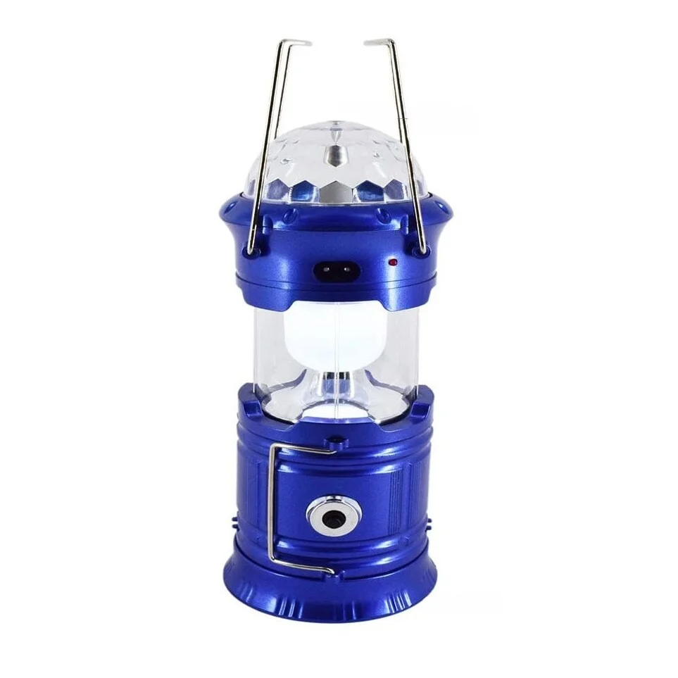 Lanternă pliabilă de camping Magic cool cu lampă disc și USB Vivimall, Lanterna, Felinar, Acumulator 1200 mAh, reincarcabi...