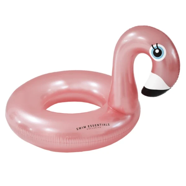 Swim Essentials Roata de înot Rose Gold Flamingo 95cm