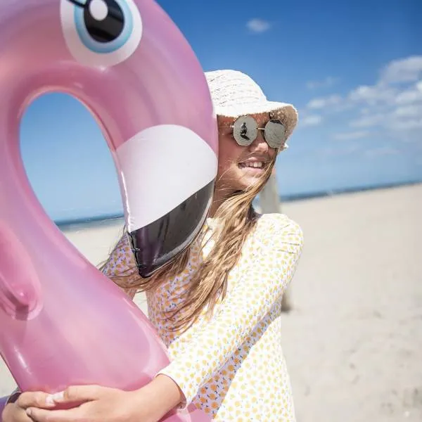 Swim Essentials Roata de înot Rose Gold Flamingo 95cm