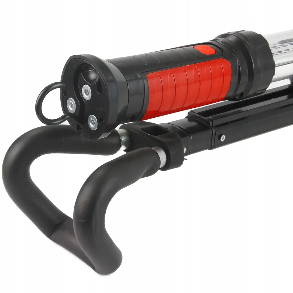Lampa de atelier cu LED cu magnet cu acumulator 12v/220v, lanterna de capota 110-182 cm