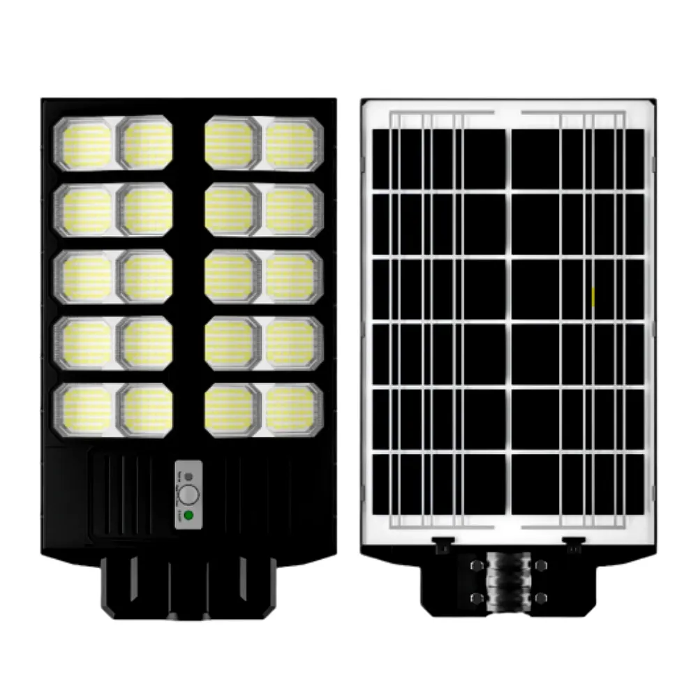 Lampa Solara Jortan LED 2000W - Panou Solar Integrat, Telecomanda, Picior Metalic Inclus