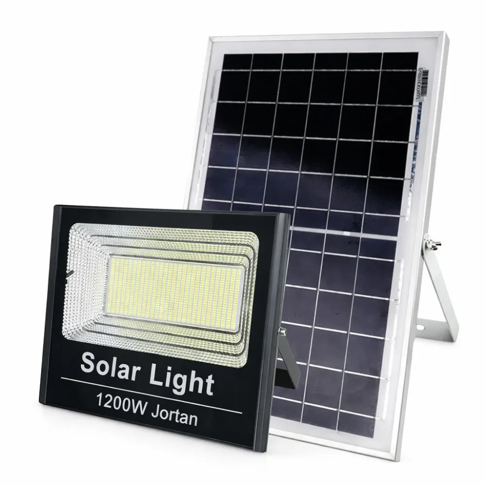 Proiector Solar Jortan 1200W Northern Light 37x50CM - Iluminare Profesionala, cu Panou Solar 40000mAh