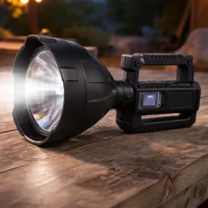 Lanterna LED, 31 cm, încărcare USB, trepied inclus