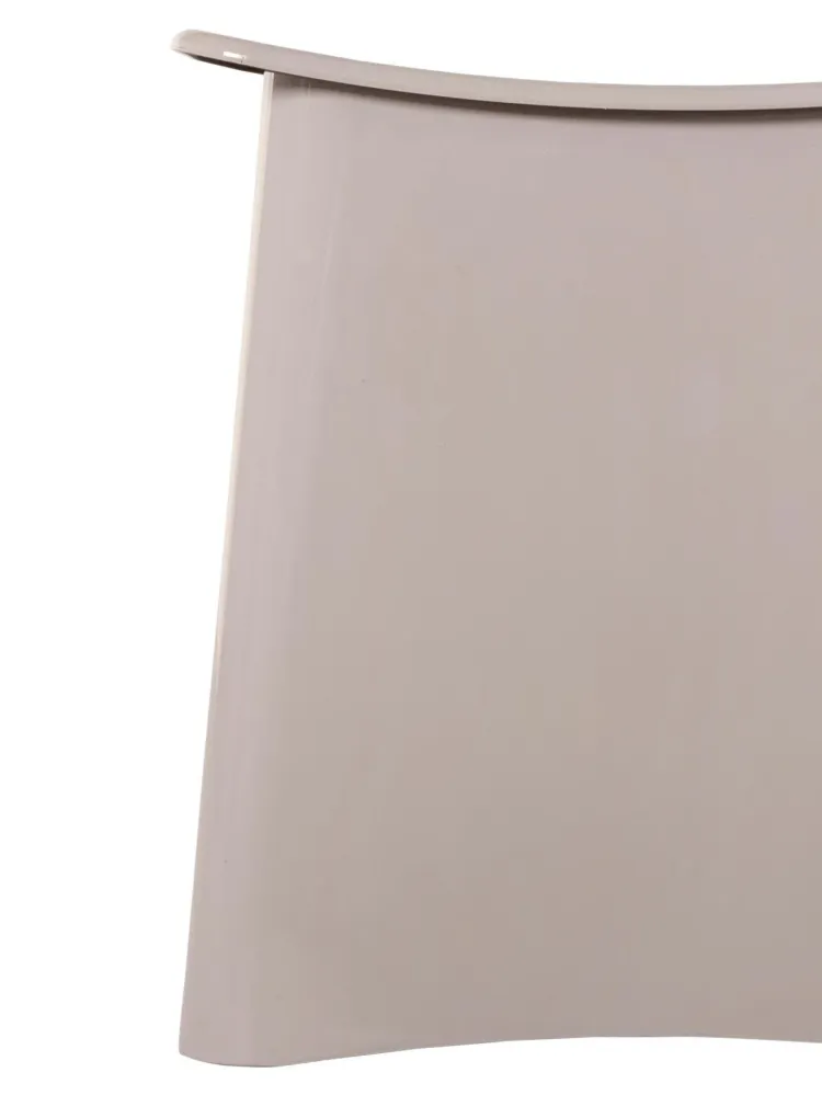 Scaun de baie WENKO 2 în 1 cu coș de rufe taupe, 48 cm înălțime