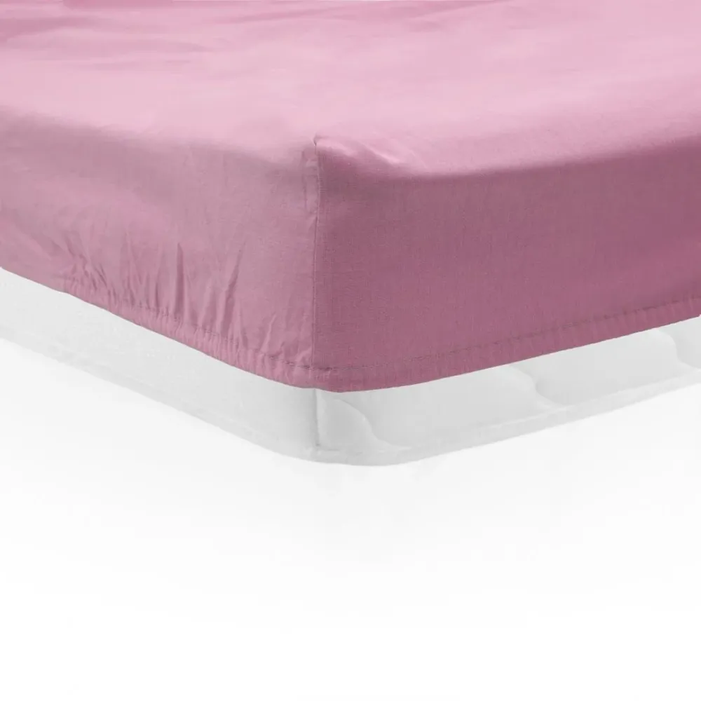 Cearceaf Pat Cu Elastic Heinner HR-SHEET140-PNK | 140x200 cm, Roz
