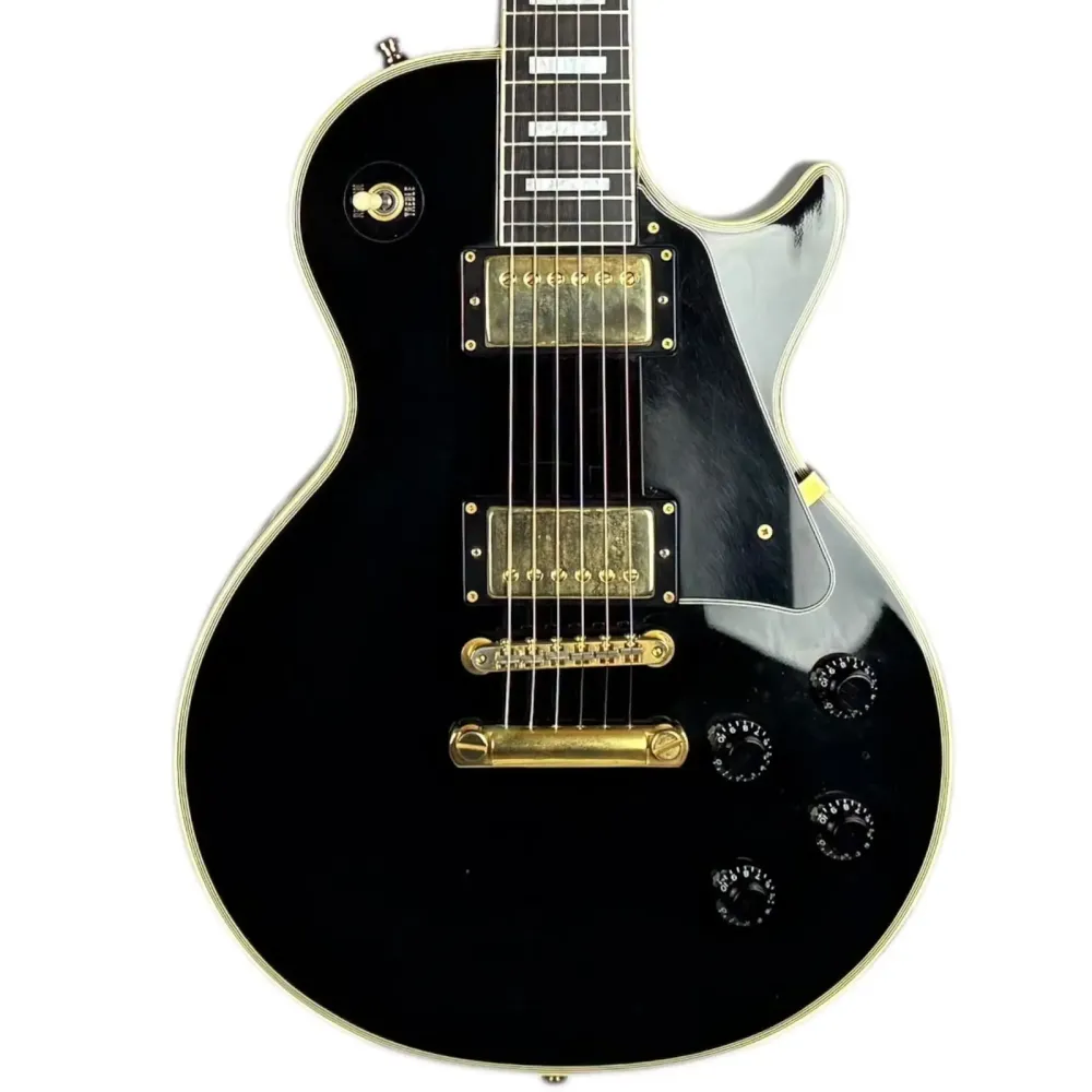 Burny RLC Les Paul Custom anii 1990 - Ebony