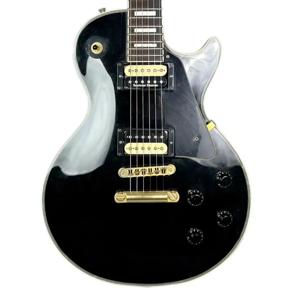 Burny RLC-55 Les Paul Custom 2009 - Negru