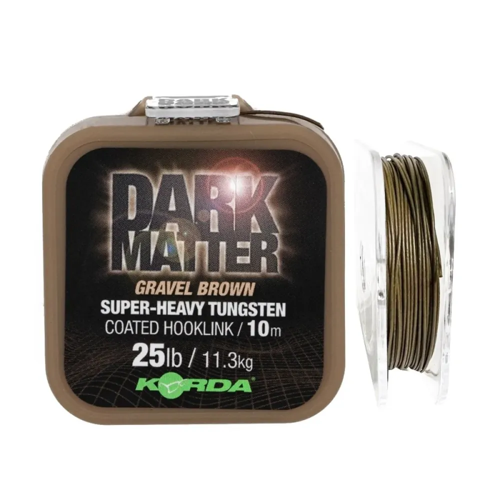 împletit Korda Coated Tungsteno Materia întunecată 25lb 10m