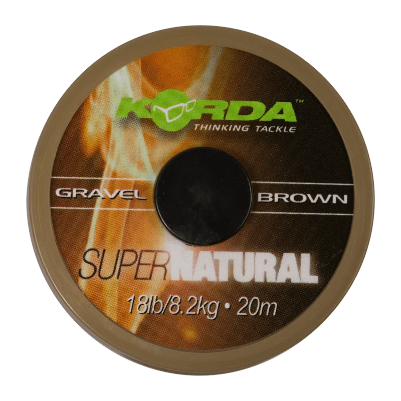 Împletitură Korda Super Natural Brown 18 lb / 20 m