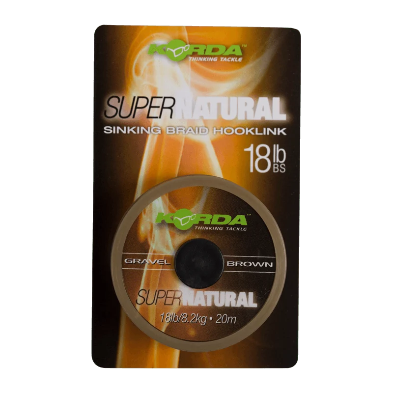 Împletitură Korda Super Natural Brown 18 lb / 20 m