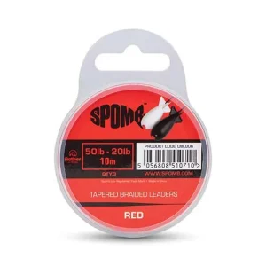 Panglică conică Spomb} Roșu 0.20 - 0.38 mm - 3 x 10 m