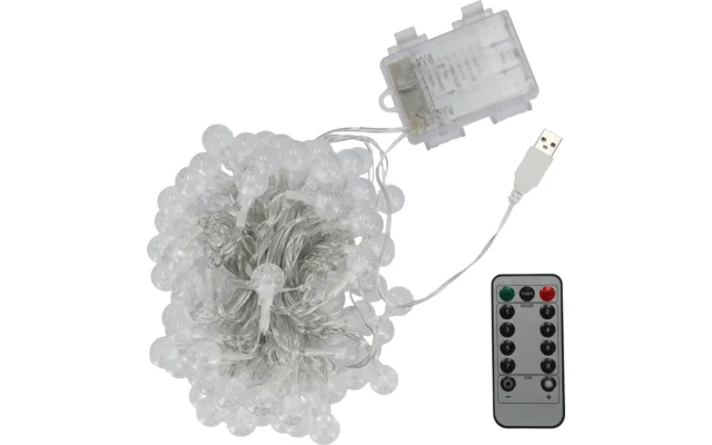 Set lumini de camping BERGER LED - 100 LED (baterie sau USB)