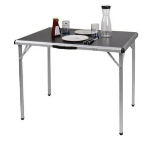 Masa camping, usoara, cu margine eleganta din aluminiu, 90x60x70 cm, Tore, CAMP4